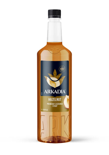 Arkadia Hazelnut Flavoured Syrup 1000ml 1L ICED BARISTA CAFE MILKSHAKE COFFEE